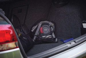 facil almacenaje en el maletero de un aspirador de coche